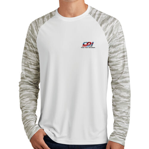 Drift Camo Colorblock Long Sleeve Tee - Dark Thumbnail