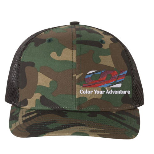 Patterned Snapback Trucker Cap - Light Thumbnail