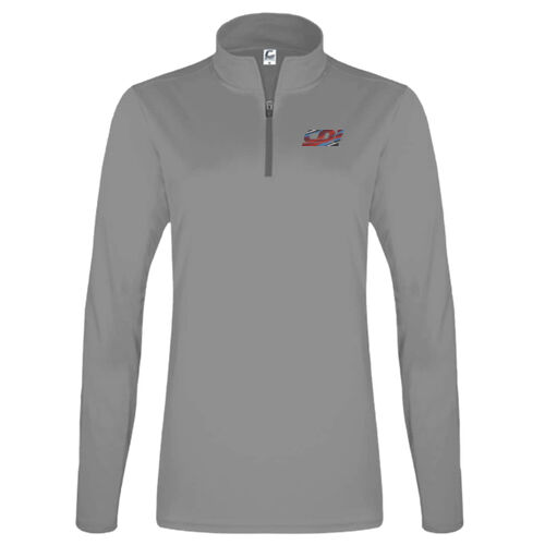 Women's Quarter-Zip Pullover - Dark Thumbnail